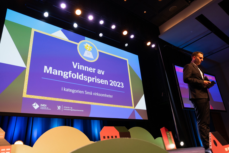 Utdeling av mangfoldsprisen 2023